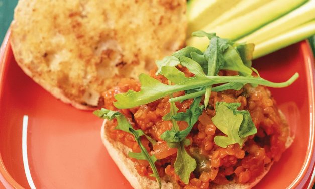 Red Lentil Sloppy Joes