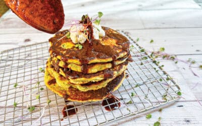 Microgreen Savory Pancakes