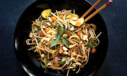 Veggies and Rice Noodles Stir Fry