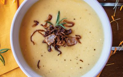 Caramelized Garlic and Onion Bisque