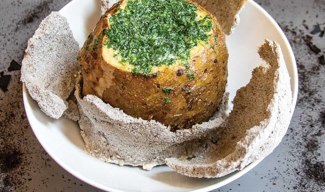 Salt-and-Ash-Baked Celery Root